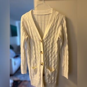 Cable Knit Cardigan cottagecore